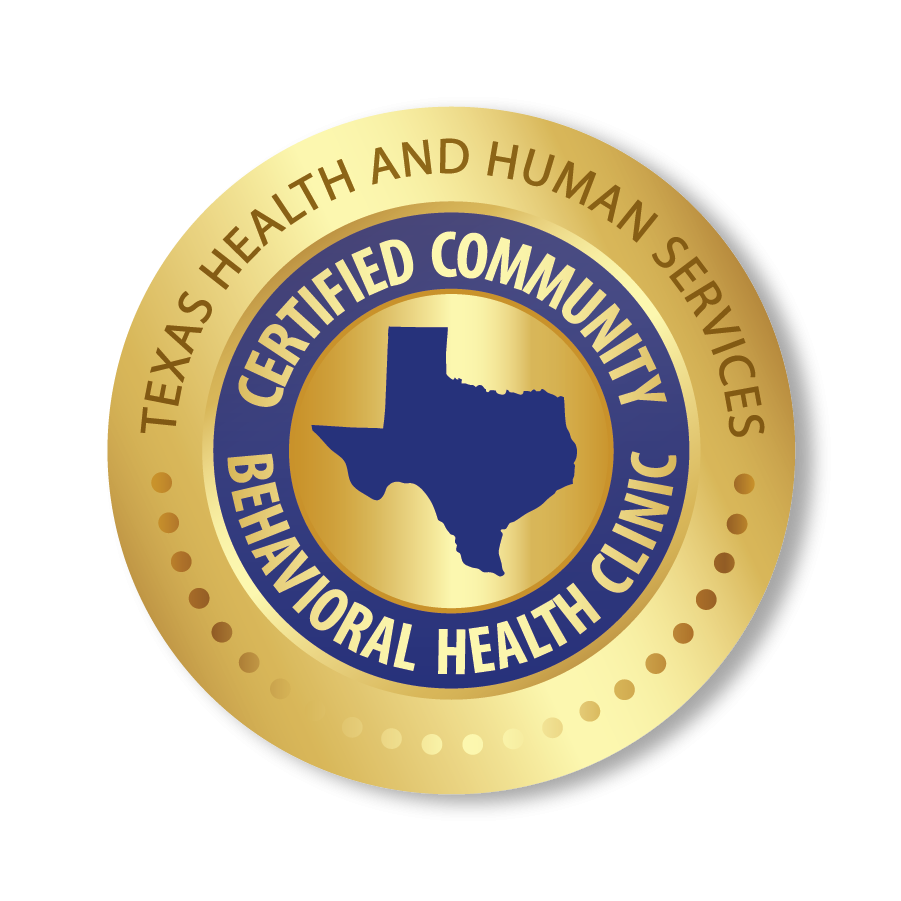 Texas Health and Human Services Certified Community Behavioral Health Clinic Seal