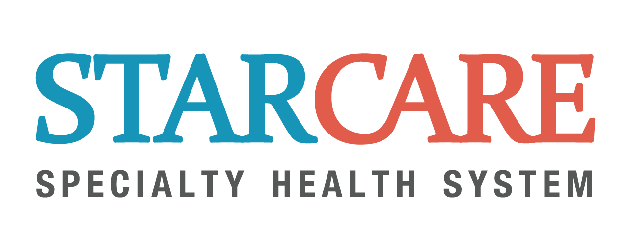 Blue and Coral Star Care Logo