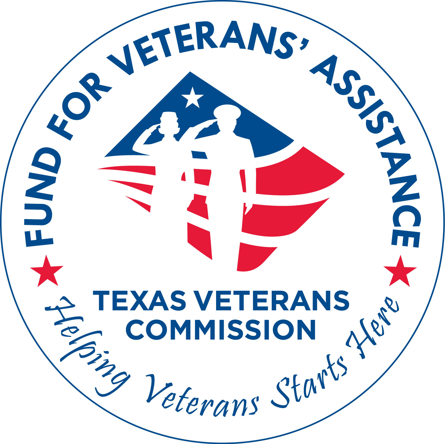Texas Veterans Commission Fund for Veterans' Assistance Logo